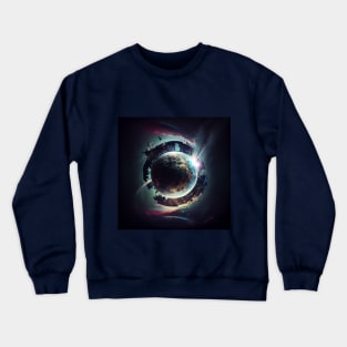 strange planet Crewneck Sweatshirt